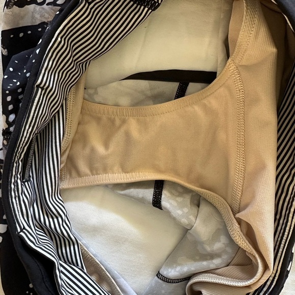 Lululemon athletica Speed Short Black White Static Mist Athletic Running Shorts - Picture 7 of 8